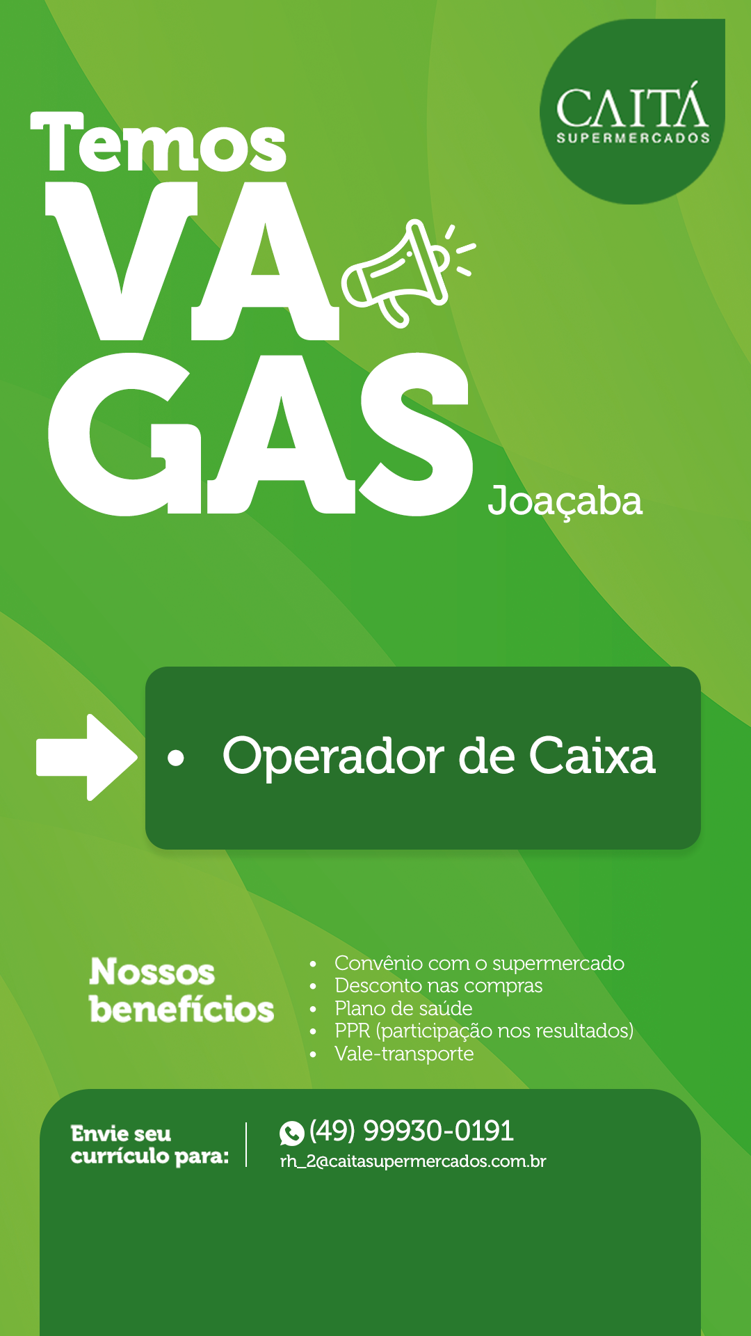 operador de caixa