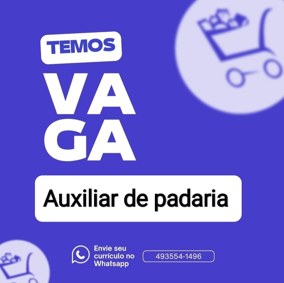 Auxiliar de padaria