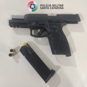 Autor de tentativa de homicídio é preso pela Polícia Militar de Videira
