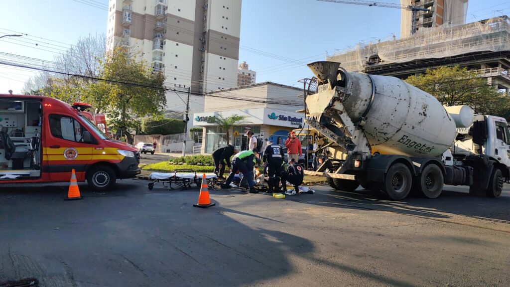 Idosa morre após ser atropelada em Chapecó