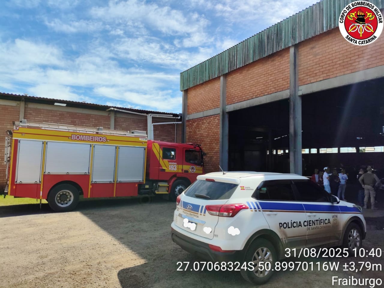 Homem é encontrado morto dentro de empresa em Fraiburgo