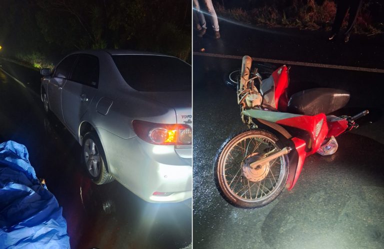 Motociclista morre após ser arrastado por carro no Oeste