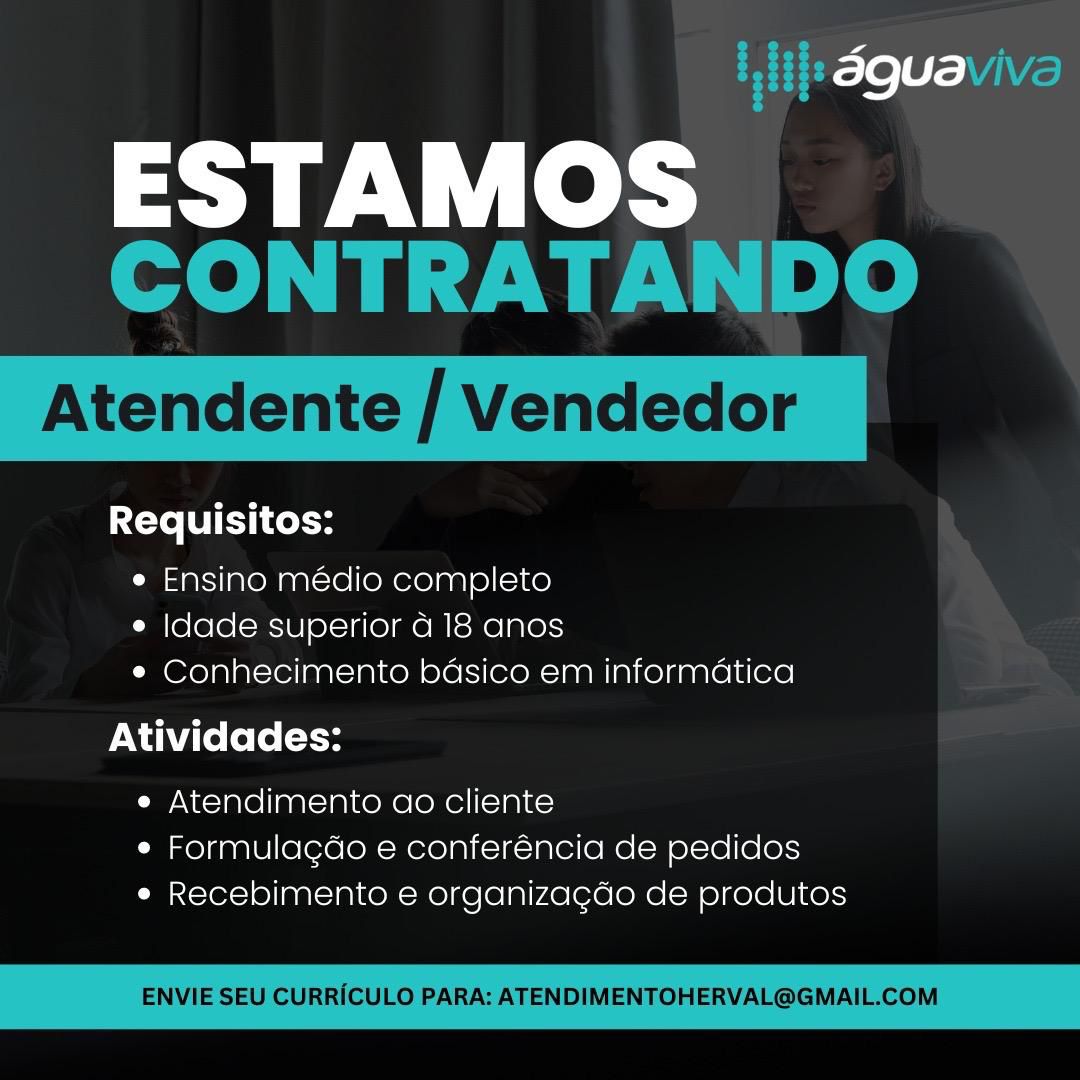 Atendente / Vendedor