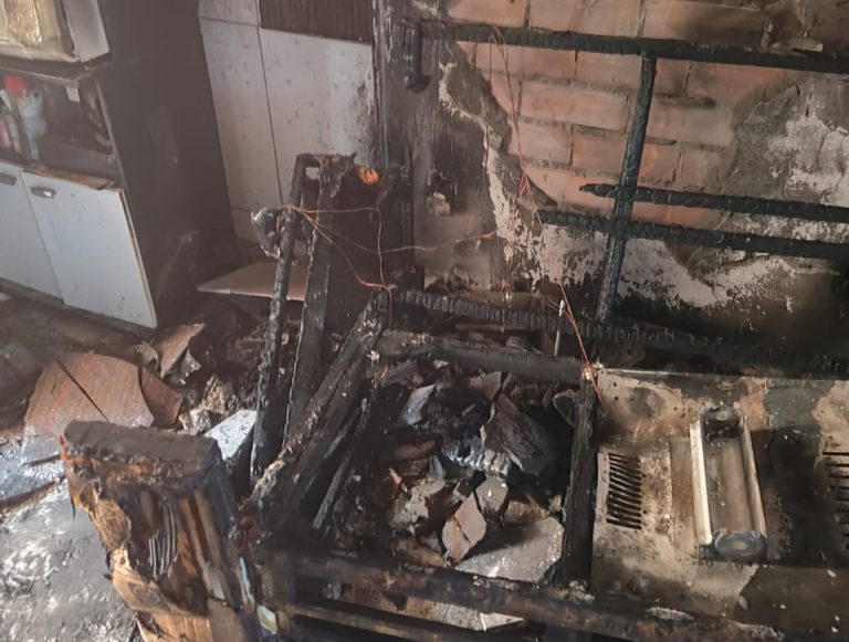 Bombeiro militar de folga age rapidamente e controla incêndio em apartamento em Piratuba