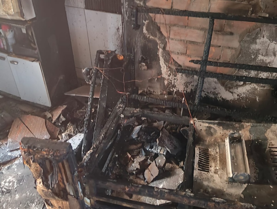 Bombeiro militar de folga age rapidamente e controla incêndio em apartamento em Piratuba