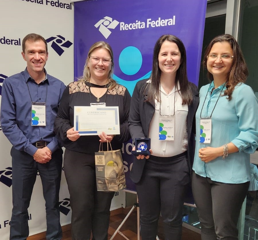 NAF Unoesc recebe Certificado Ouro em evento da Receita Federal