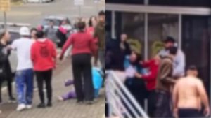 Mulher furta carro, atropela criança e causa tumulto em Videira
