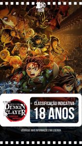 Cine Gracher Joaçaba comunica alteração na classificação do filme “Demon Slayer: Kimetsu no Yaiba – Castelo Infinito”