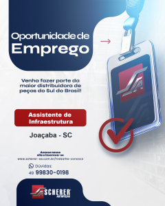 Assistente de Infraestrutura – Joaçaba – SC