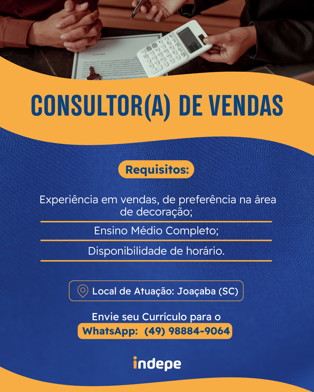CONSULTOR DE VENDAS