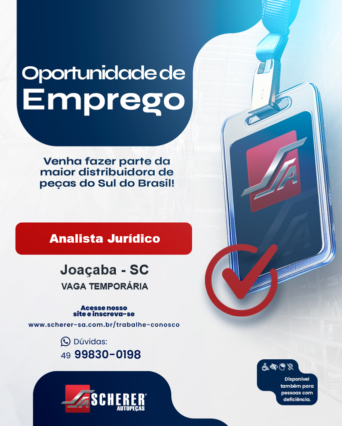 Analista Jurídico – Joaçaba – SC
