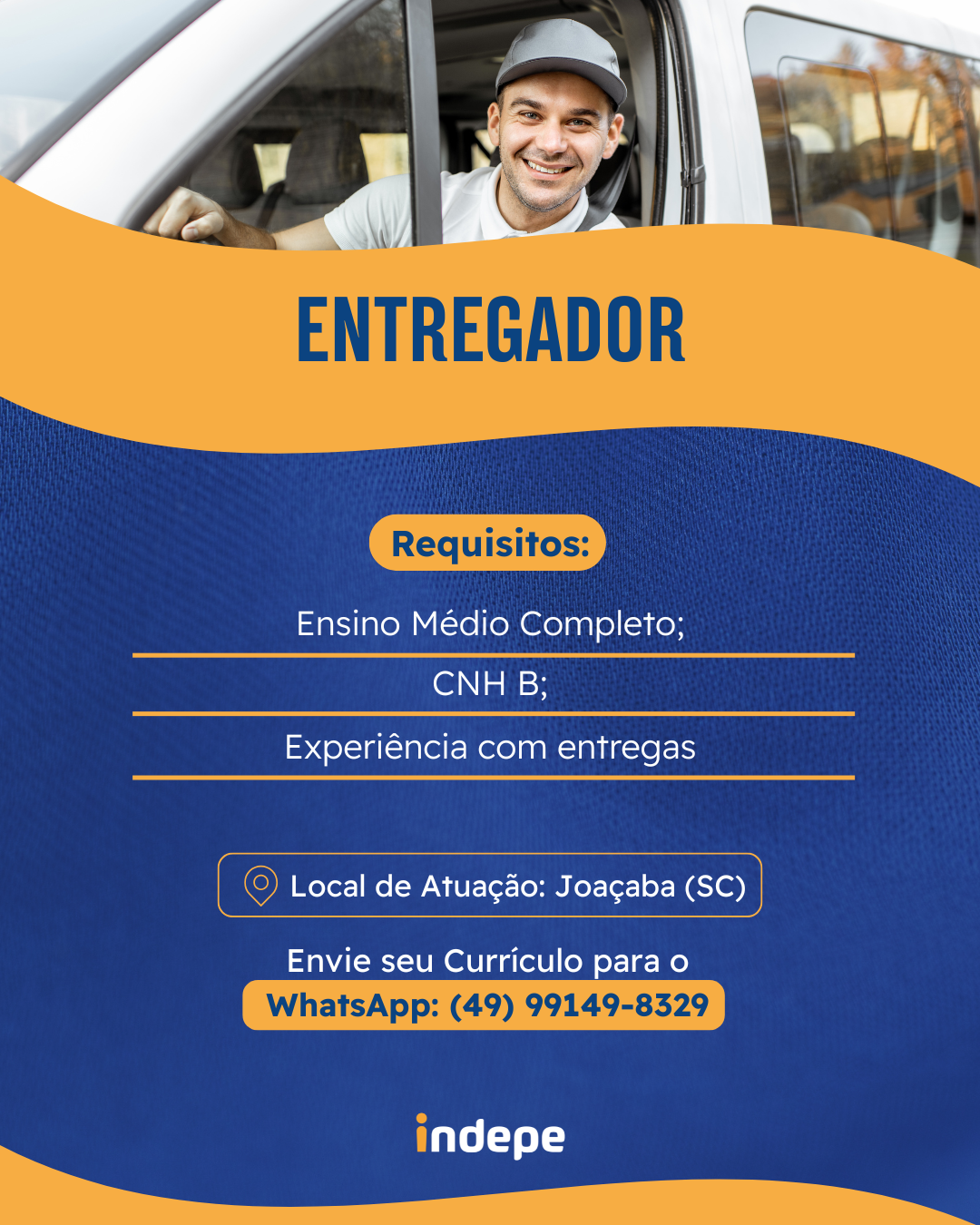 ENTREGADOR – MONTAGEM DE MÓVEIS