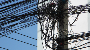 Vereador de Joaçaba apresenta projeto de lei sobre retirada de fios em desuso da rede de telecomunicação
