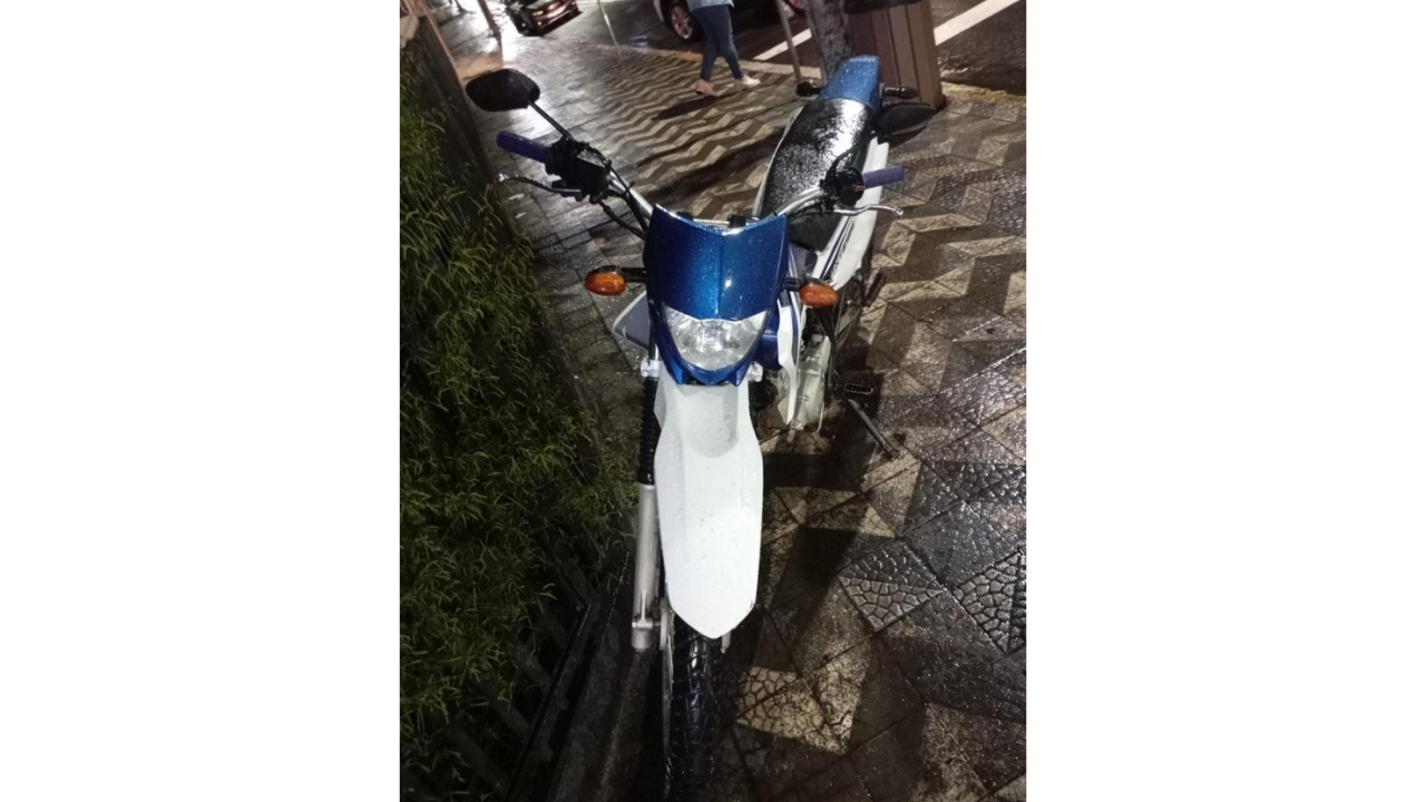 Polícia Militar prende motociclista embriagado após acidente em Joaçaba