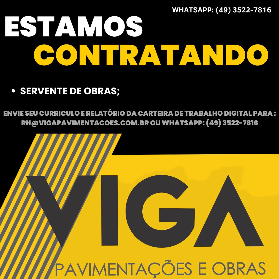 SERVENTE DE OBRAS