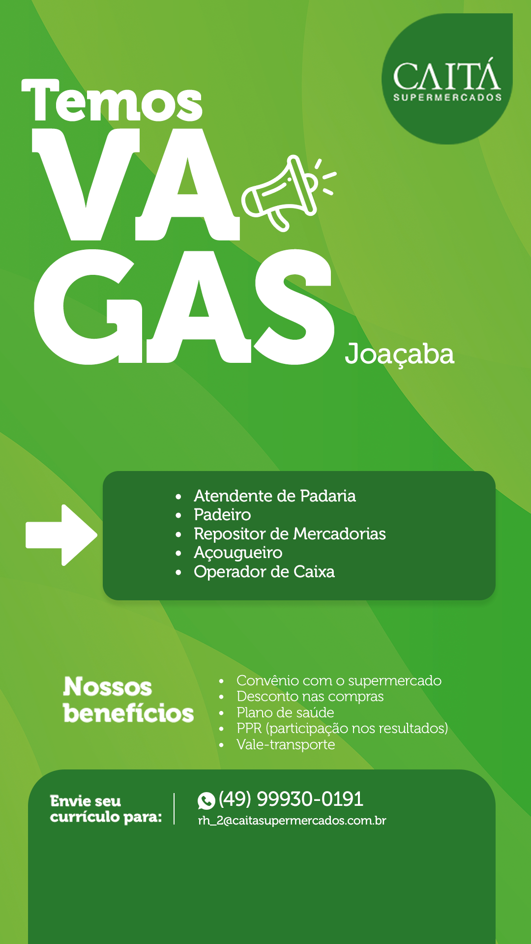 Várias vagas