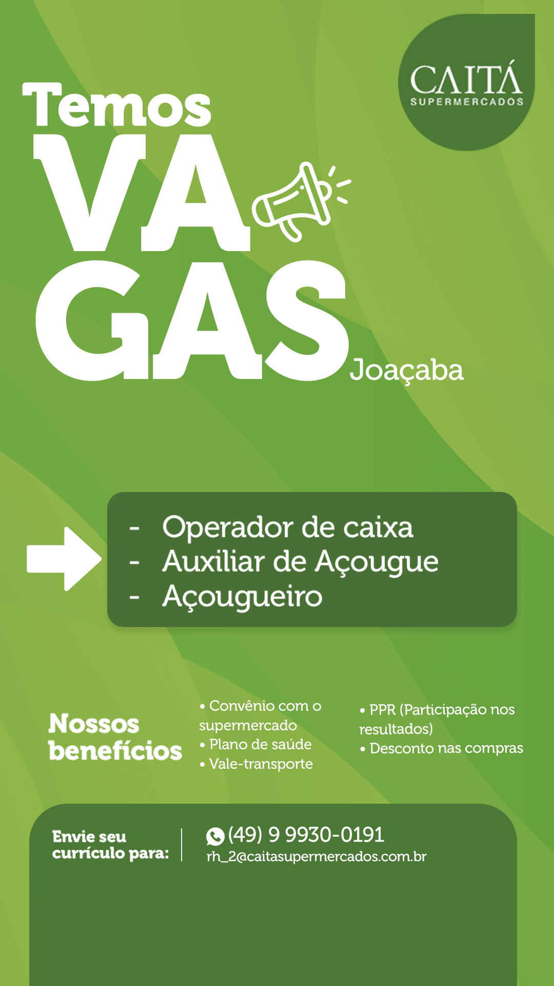 Várias vagas
