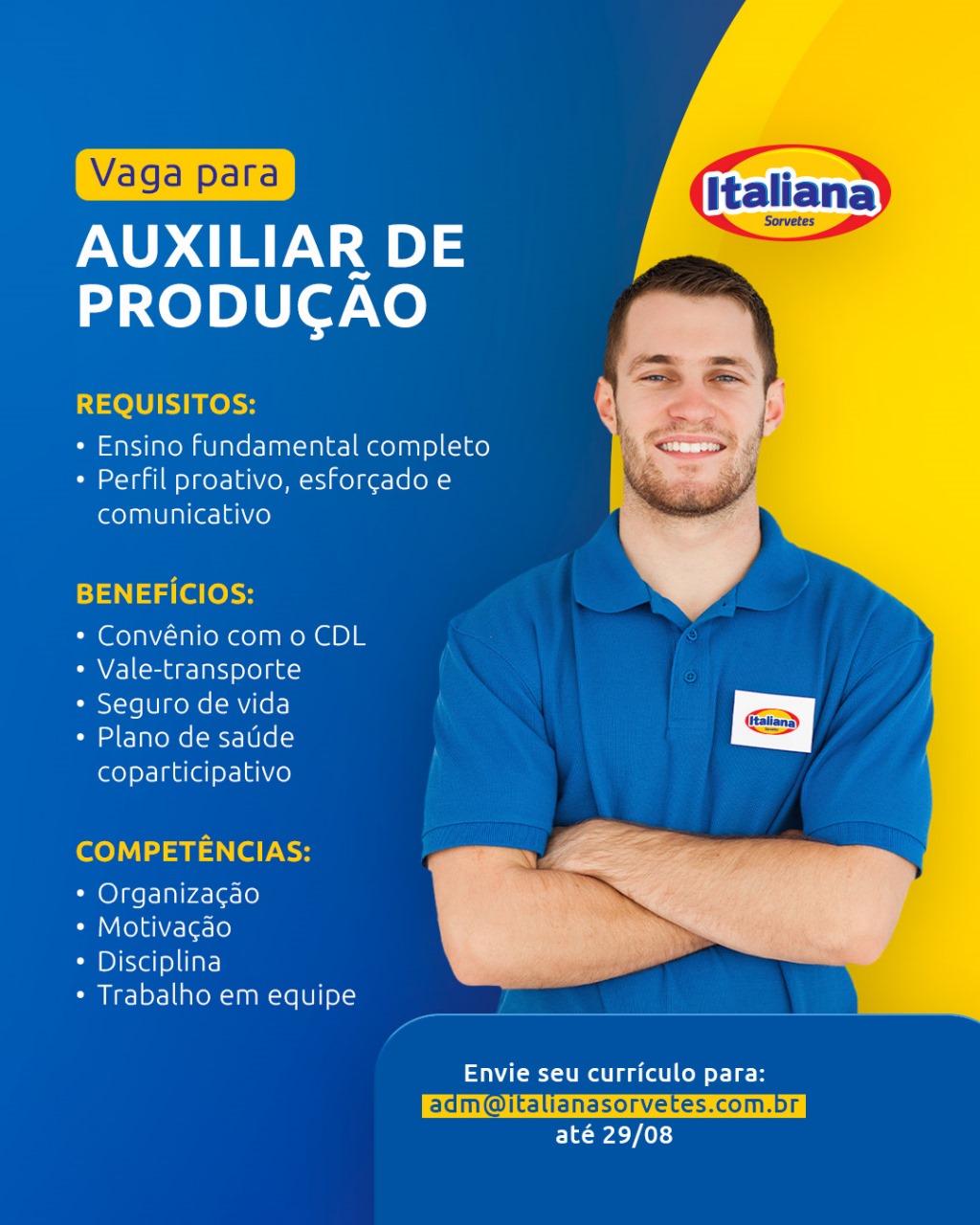 Auxiliar de produção