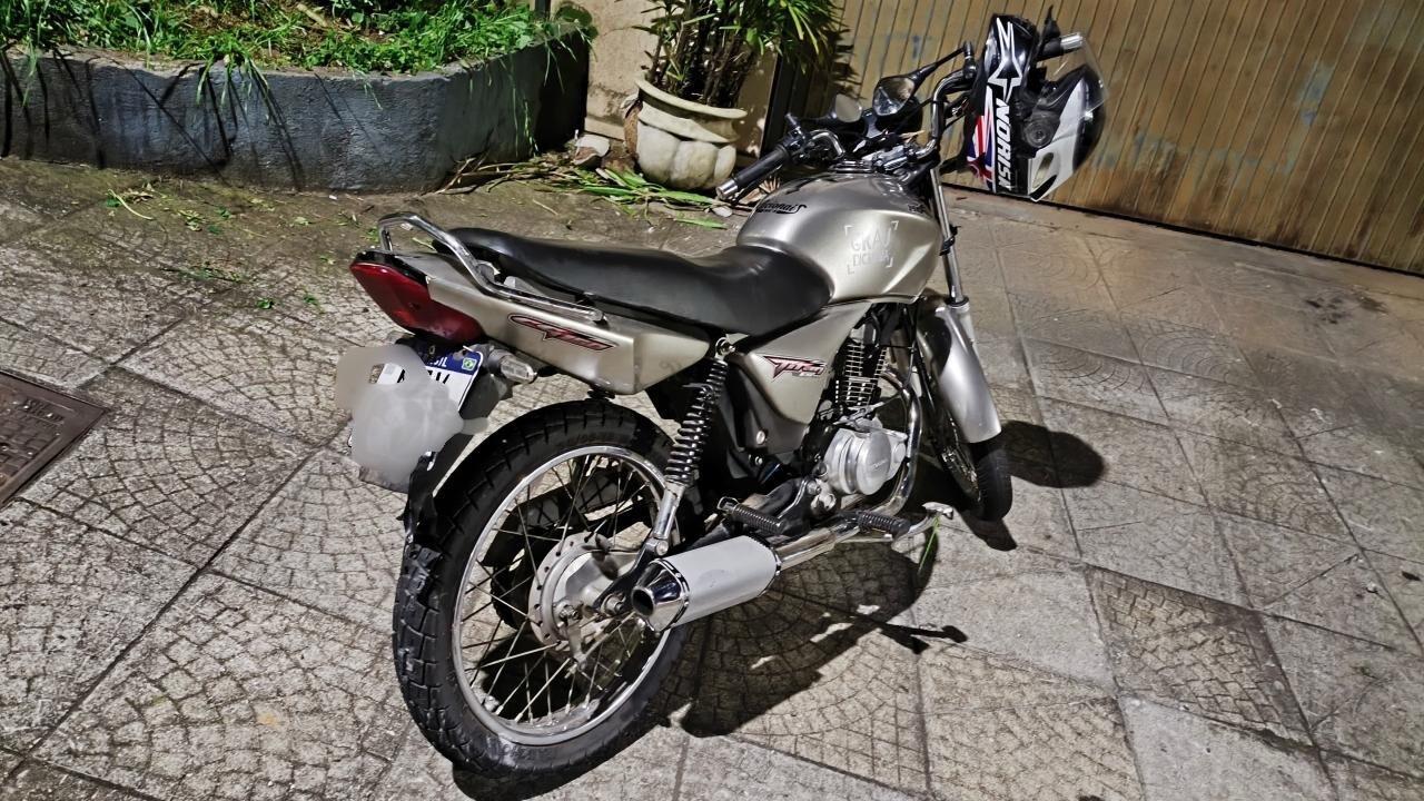 Motociclista foge da PM e acaba detido após acidente em Joaçaba