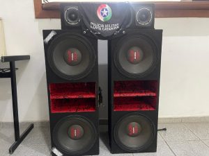 Volume excessivo faz PM apreender som automotivo em Herval d’Oeste