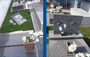 Virou moda: Cemitério de Erval Velho é alvo de vandalismo e caso gera indignação