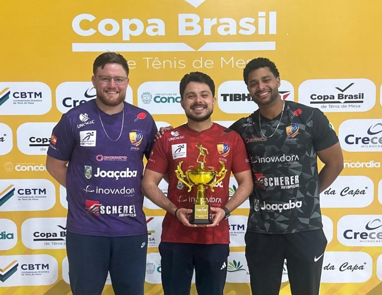 Pró Tênis de Mesa de Joaçaba conquista 16 medalhas e é vice-campeã nacional