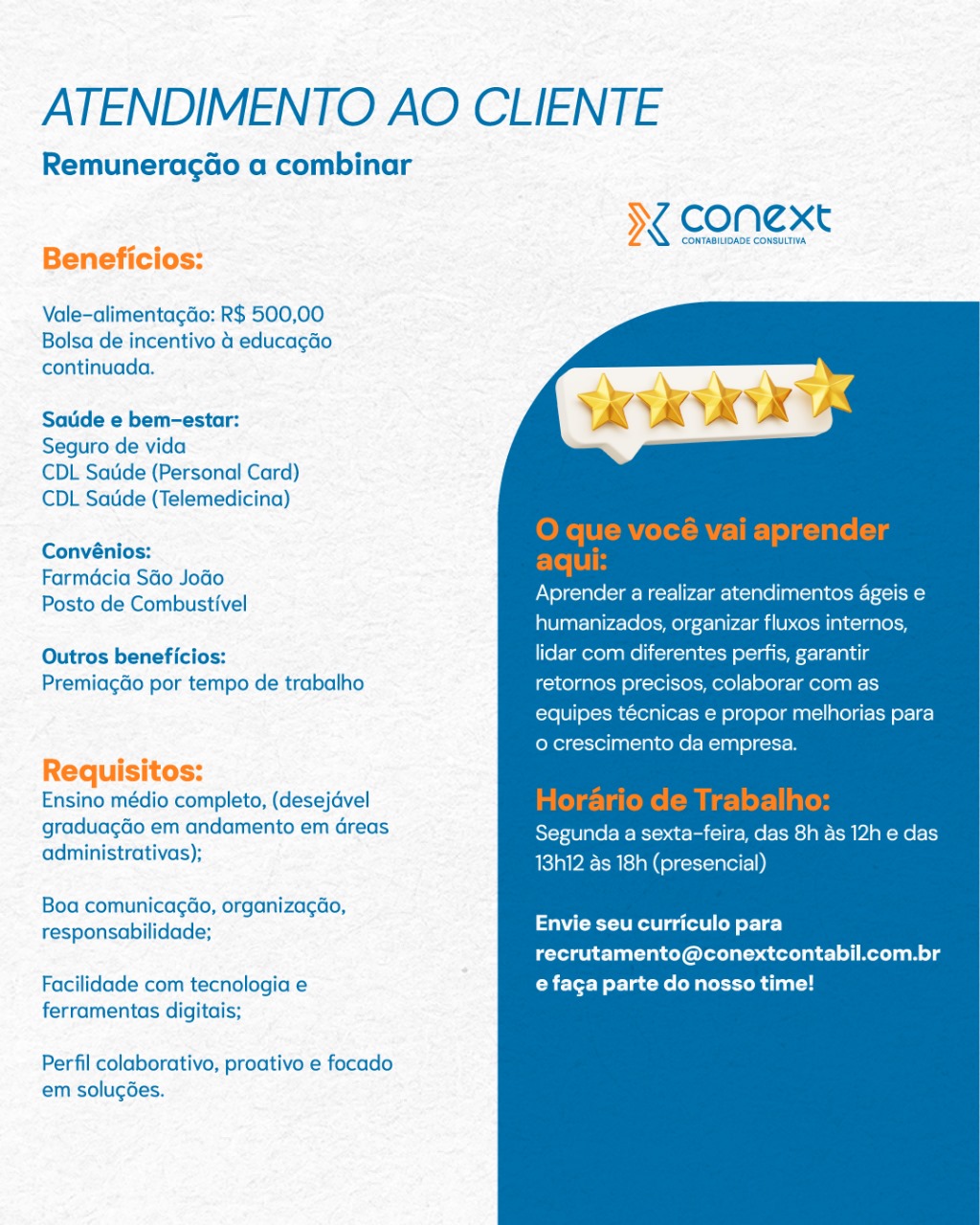 ATENDIMENTO AO CLIENTE