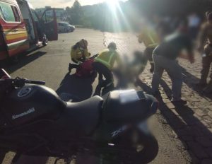 Motociclista morre após acidente com caminhão na SC-350