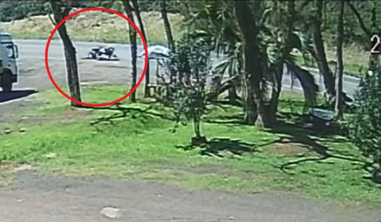 Jovem sofre amputações após grave acidente de moto na BR-282 em Herval d’Oeste