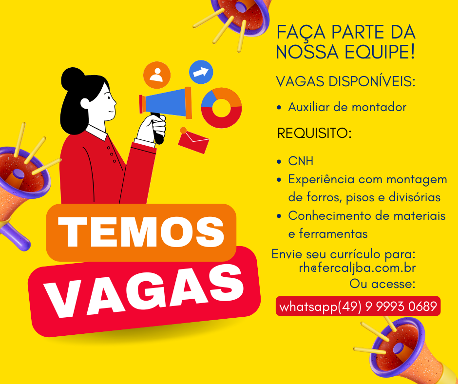 AUXILIAR DE MONTADOR DE FORROS E DIVISORIA