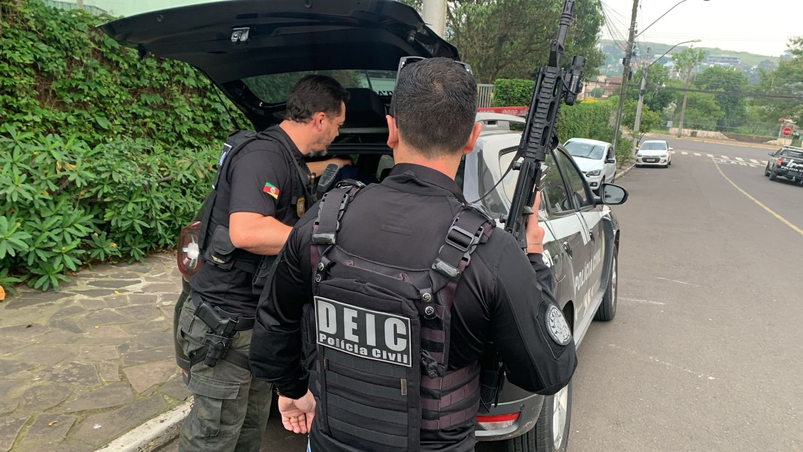 Vargem Bonita é alvo de operação da Polícia Civil contra facção envolvida em homicídios e lavagem de dinheiro no RS e em SC