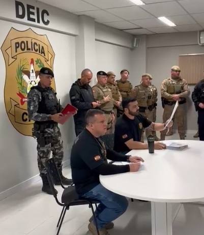 Mega operação policial visa desarticular organização criminosa em SC