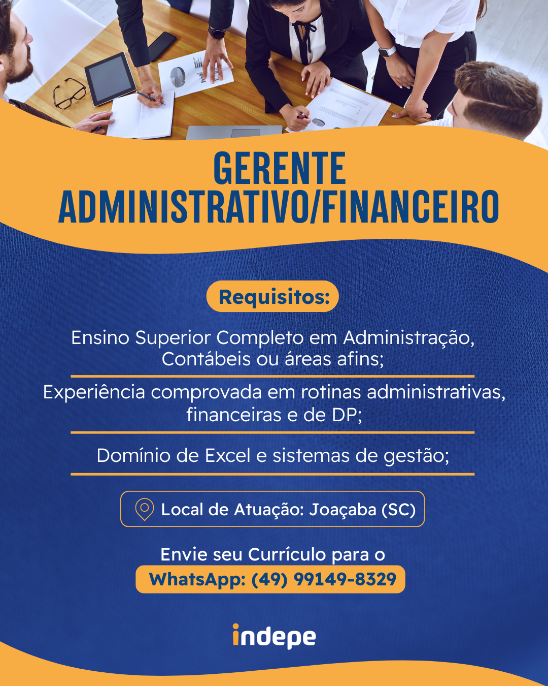 Gerente Administrativo Financeiro