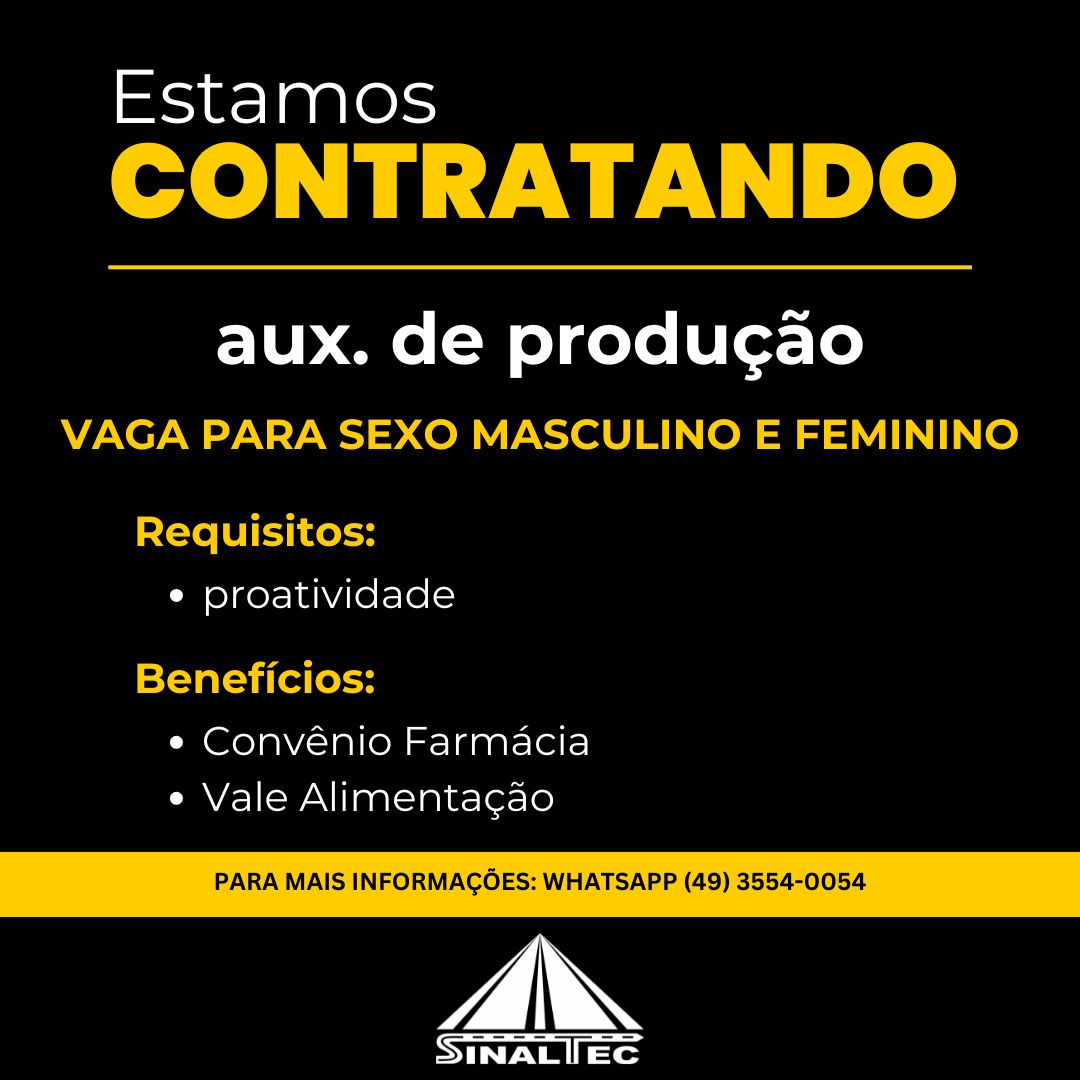 Auxiliar de Produção