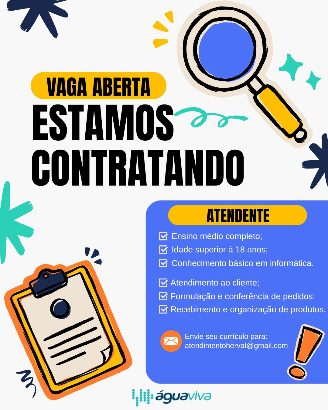Atendente / Vendedor