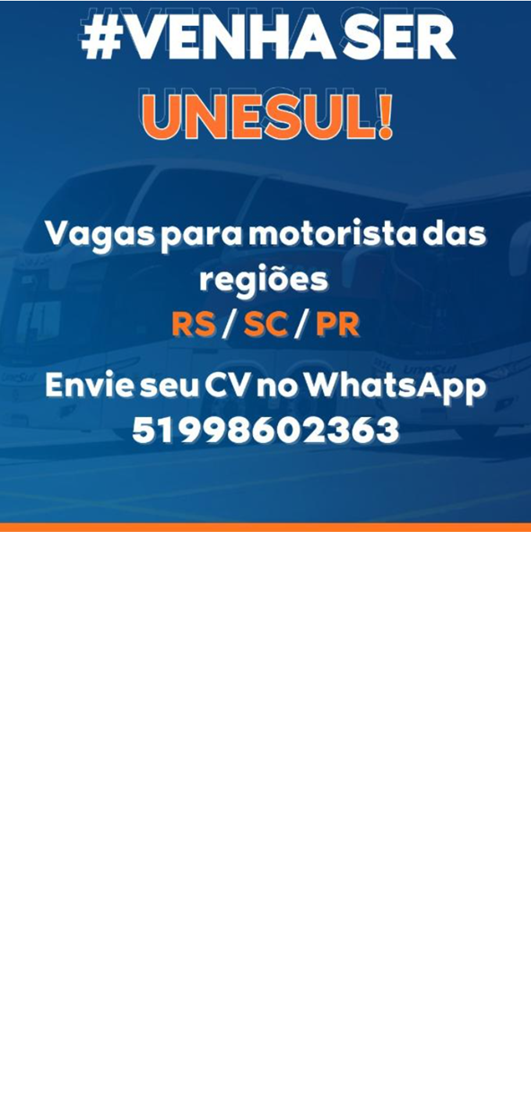 MOTORISTA DE ONIBUS INTERESTADUAL