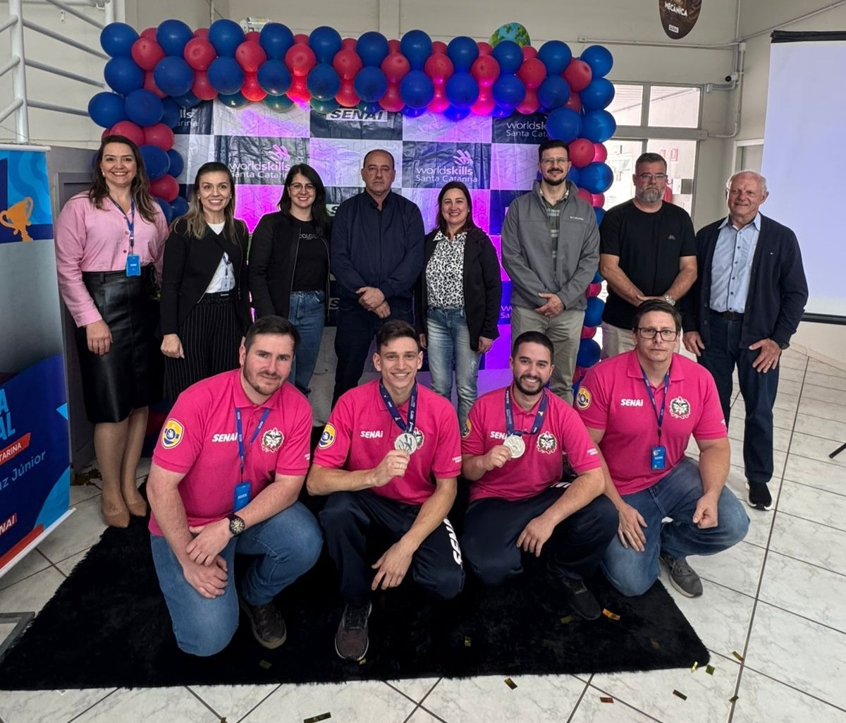 Alunos do Senai Campos Novos são detaque nacional na WorldSkills