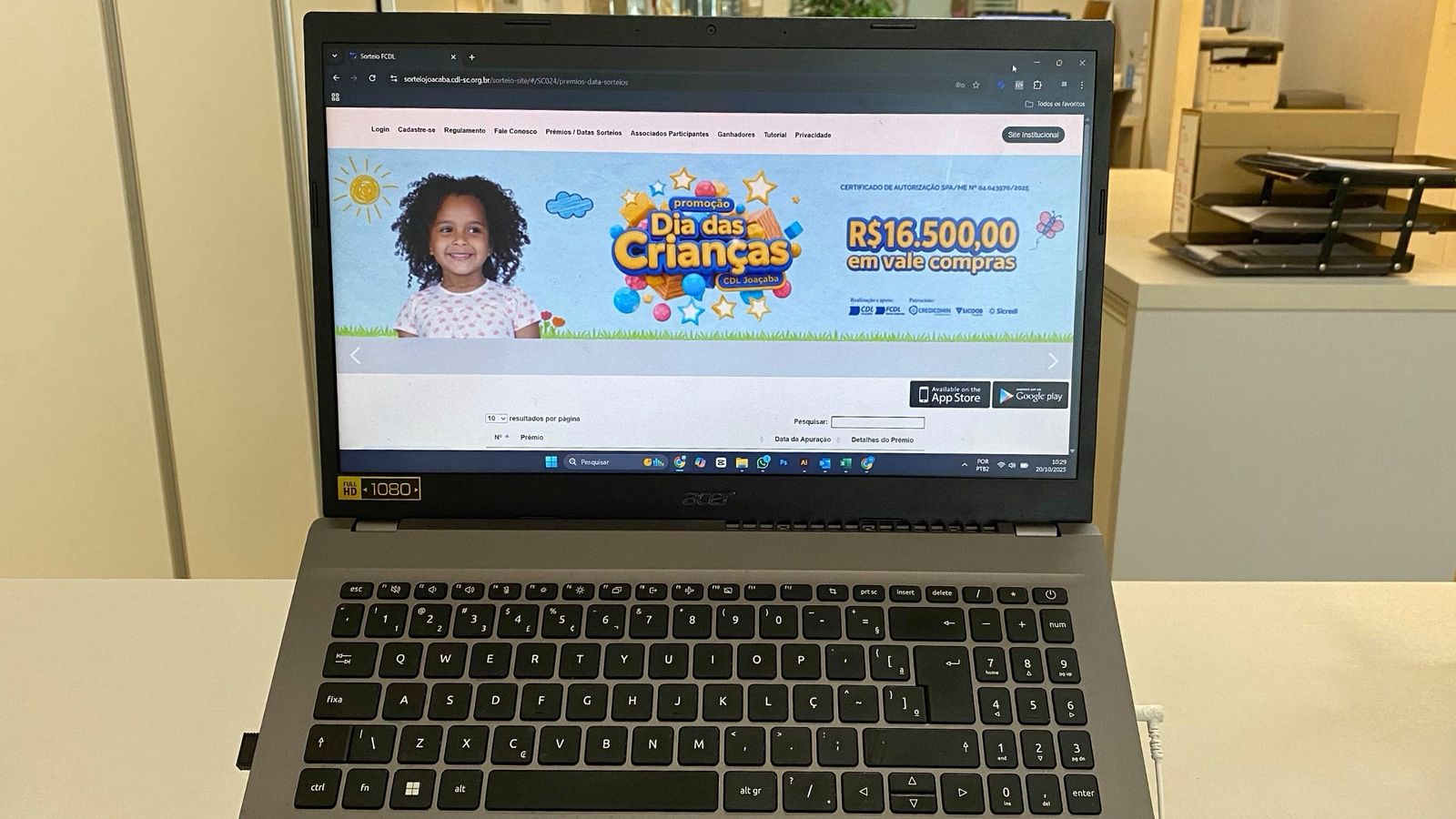 CDL Joaçaba divulga ganhadores da promoção do Dia das Crianças