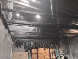 Incêndio atinge residência em Curitibanos