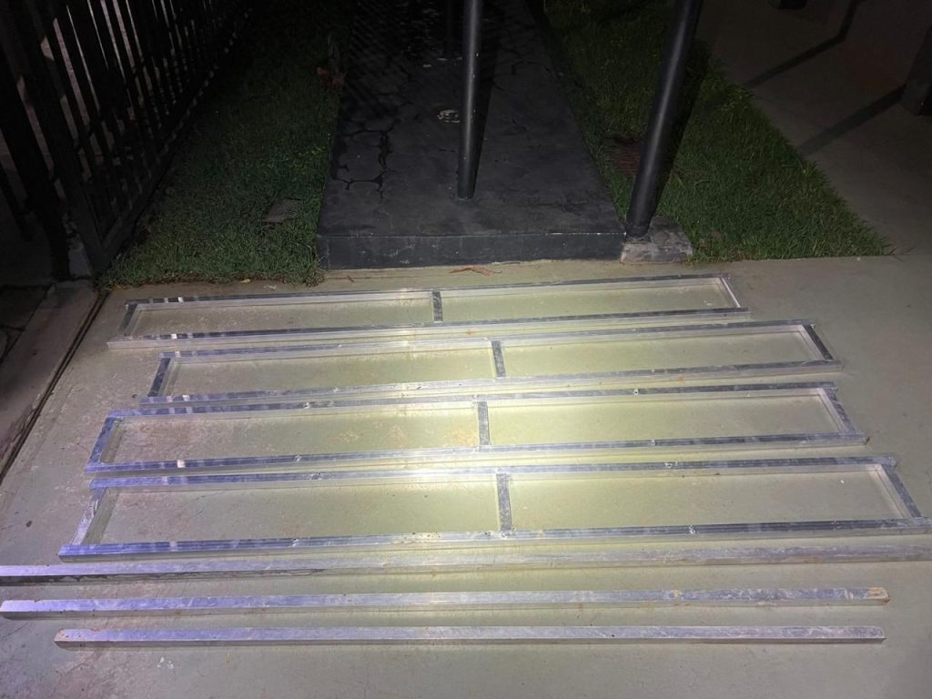 Homem é preso após furtar peças de alumínio em obra da passarela em Joaçaba