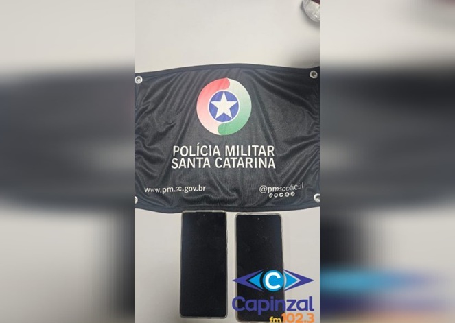 PM recupera outros dois celulares furtados em eletrônica de Capinzal
