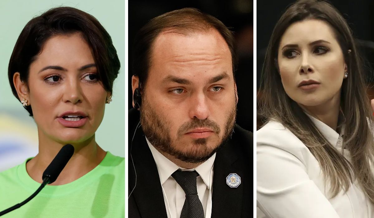 Michelle confronta Carlos Bolsonaro e defende Caroline de Toni ao Senado por SC