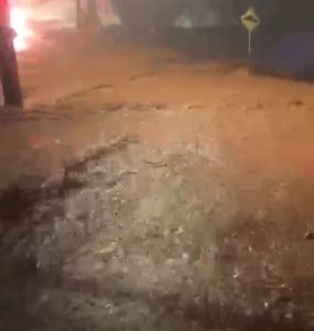 Forte temporal provoca diversos transtornos em Tangará