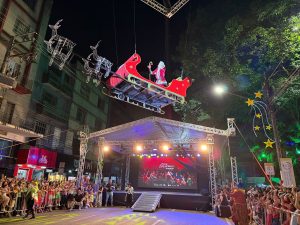 Abertura do Natal encantado de Joaçaba começa com espetáculo