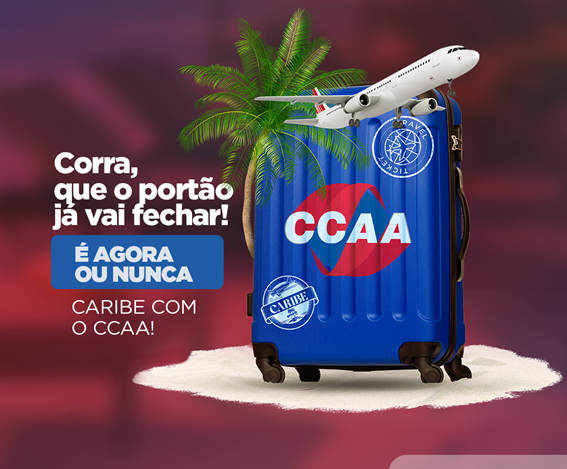 MATRÍCULA PREMIADA: O CCAA TE LEVA PARA O CARIBE!