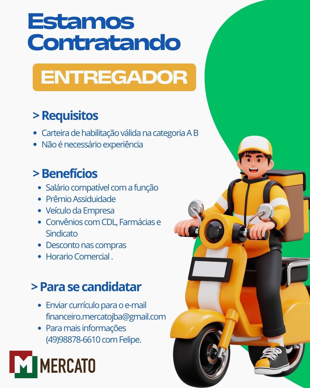 Motorista Entregador