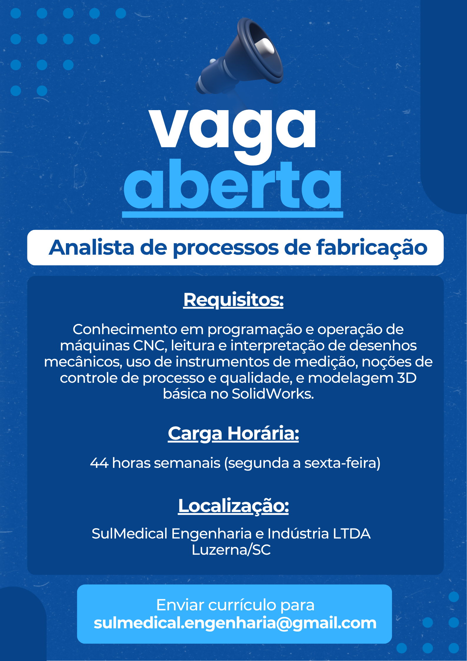 Analista de Processos de Fabricação