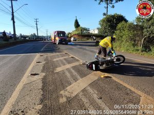Motociclista morre em grave acidente na SC-355, em Fraiburgo