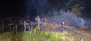 Serraria é destruída por incêndio no interior de SC