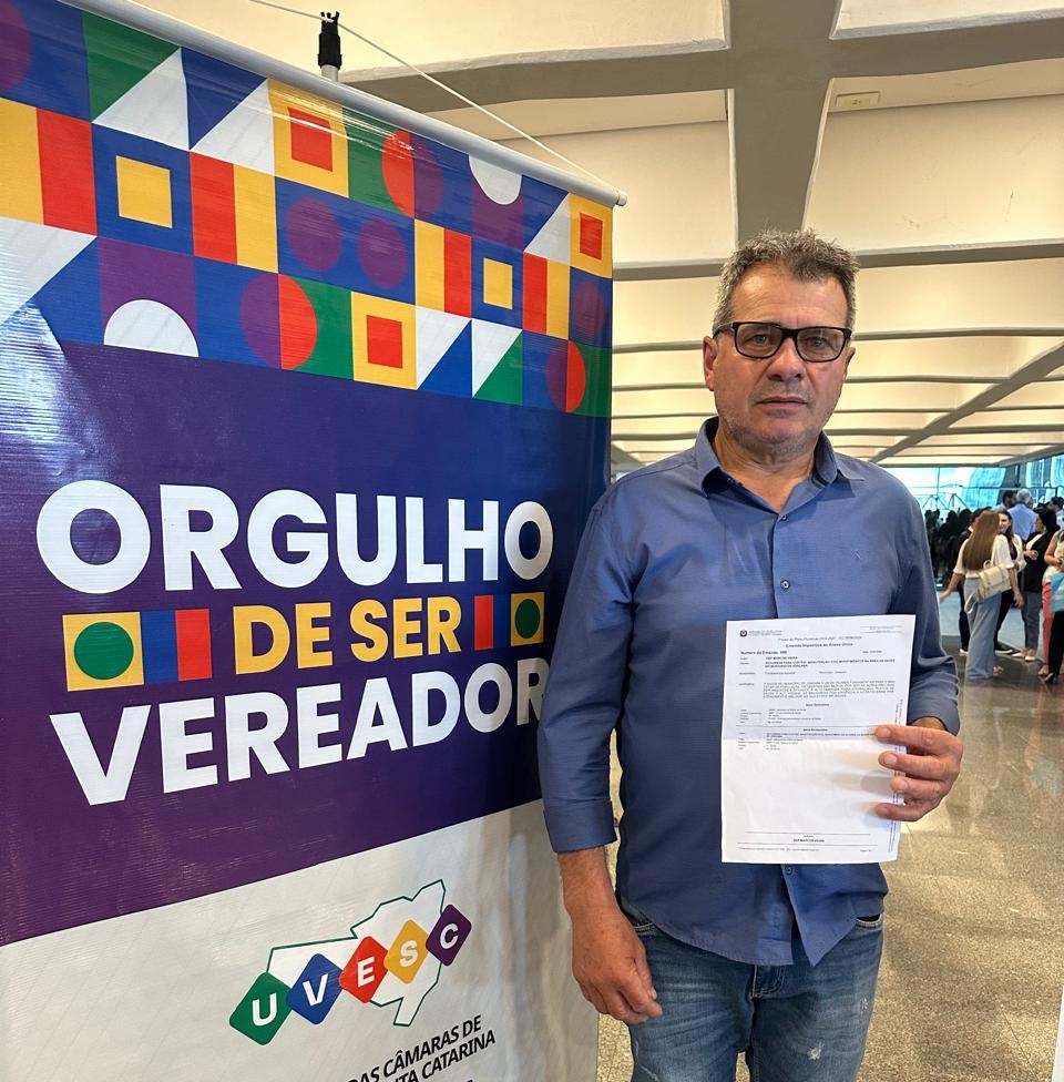 Vereador Marchezini conquista R$ 150 mil para a saúde de Joaçaba